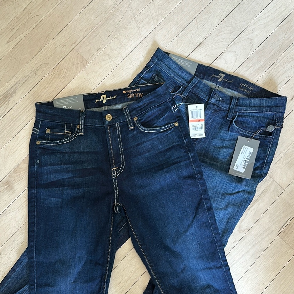 NWT 7 for all mankind jeans - bundle